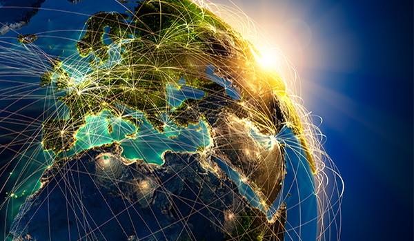 Stylised shot of earth