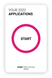 UCAS website, status 'start application'